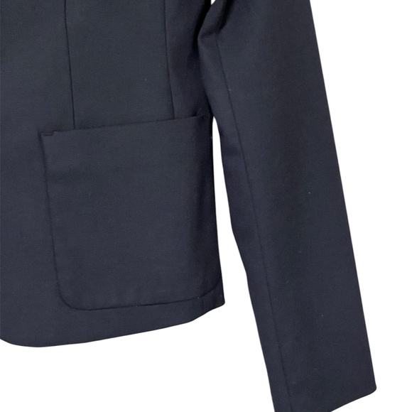 GAP The Academy Blazer Women's Navy Single-Breasted Blazer Size 4 - Picture 3 of 9